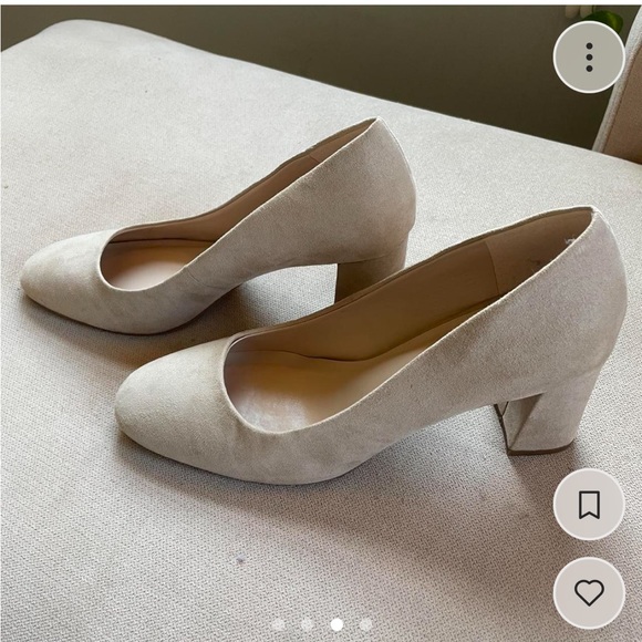 Nude Kelly & Katie Chunky Heels - Picture 3 of 4